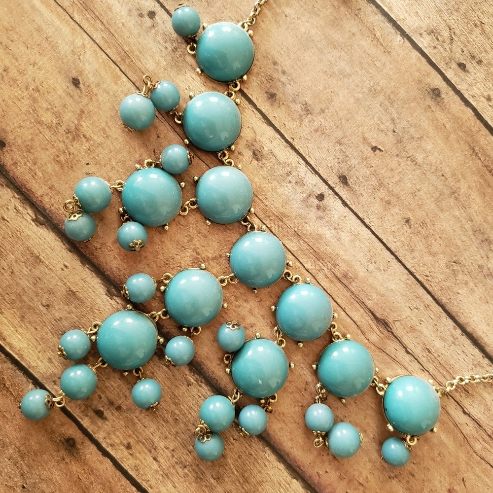 Turquoise bubble necklace